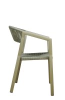 Vorschau: Seitenansicht des wetterfesten Gastronomiestuhls Sponto-X Green mit schräg verlaufender Armlehne Vorschau: Seitenansicht des wetterfesten Gastronomiestuhls Sponto-X Green mit schräg verlaufender Armlehne