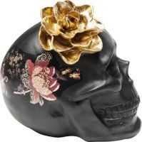 Deko Objekt Flower Skull 22cm Deko Objekt Flower Skull 22cm