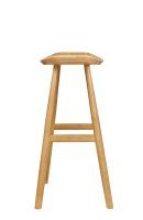 Vorschau: Barhocker Swina-Bar aus Eiche mit gewölbter Sitzschale, ohne Rückenlehne Vorschau: Barhocker Swina-Bar aus Eiche mit gewölbter Sitzschale, ohne Rückenlehne