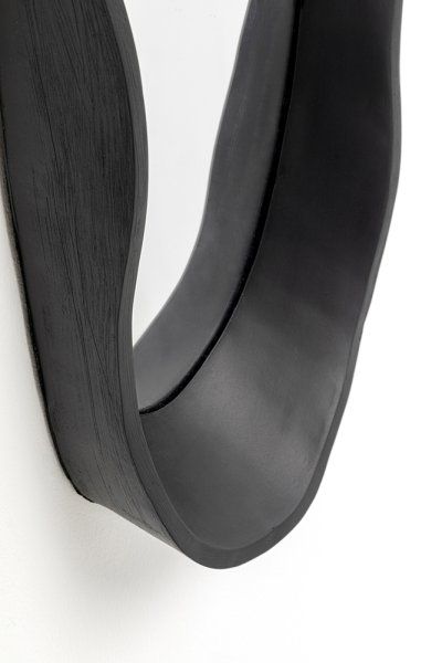 Wandspiegel Dynamic Schwarz 29x61cm