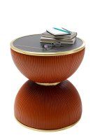 Beistelltisch Endless Vegas Orange Ø47cm Beistelltisch Endless Vegas Orange Ø47cm