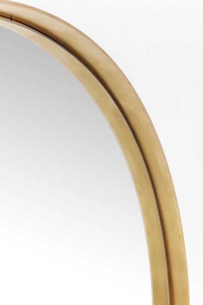 Wandspiegel Curve Round Brass Ø100cm