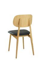 Vorschau: Gastronomiestuhl Cumpo-P-Eiche mit braunem Polsterbezug und massivem Eichenholzgestell Bezug: D-8 Vorschau: Gastronomiestuhl Cumpo-P-Eiche mit braunem Polsterbezug und massivem Eichenholzgestell Bezug: D-8