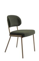 Gepolsterter Gastronomiestuhl Cina-80902-VP mit grünem Stoffbezug und Metallgestell – ergonomisch, stabil und konfigurierbar Gepolsterter Gastronomiestuhl Cina-80902-VP mit grünem Stoffbezug und Metallgestell – ergonomisch, stabil und konfigurierbar