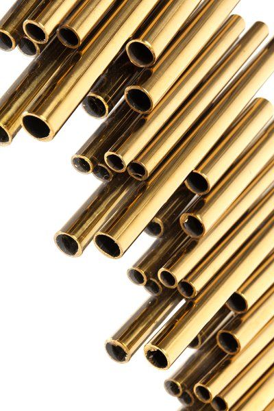 Spiegel Solare Gold Ø132cm