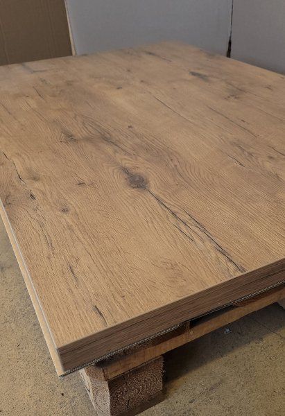 HPL-Tischplatte 38mm 120x80cm Kastelleiche - Sonderposten
