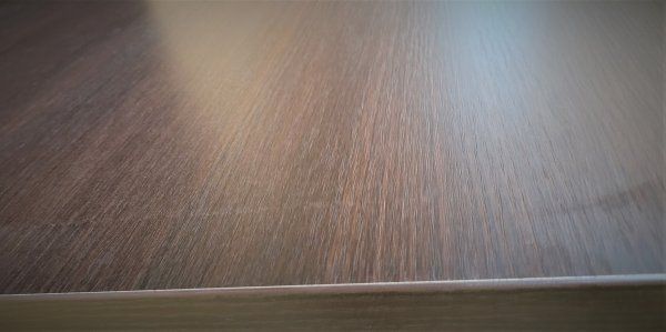 Tischplatte Melaminharz 50mm 125x100cm Wenge - Sonderposten