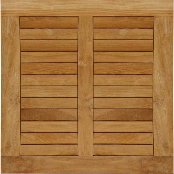 Teak-Tischplatte