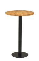 Vorschau: Tischgestell aus Metall für die Gastronomie - Marino-TGF-H-400 Anwendungsbeispiel mt Platte Eiche rund 26 mm Vorschau: Tischgestell aus Metall für die Gastronomie - Marino-TGF-H-400 Anwendungsbeispiel mt Platte Eiche rund 26 mm