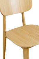 Vorschau: Gastronomiestuhl Cumpo-H mit ergonomischer Sitzfläche aus Eiche für Restaurants und öffentliche Einrichtungen Vorschau: Gastronomiestuhl Cumpo-H mit ergonomischer Sitzfläche aus Eiche für Restaurants und öffentliche Einrichtungen