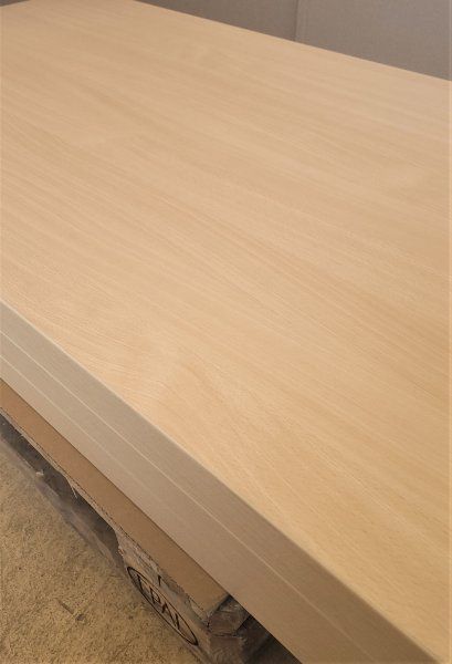Melaminharz-Tischplatte 50mm 140x75cm Buche natur - Sonderposten