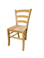 Holzstuhl Venezia mit Strohsitz - Sonderposten Holzstuhl Venezia mit Strohsitz - Sonderposten