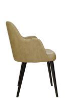 Vorschau: Polsterstuhl Gastronomie Sona-300-Arm. Beizton: Schwarz / Bezug: Gavin-201_Seitenansicht Vorschau: Polsterstuhl Gastronomie Sona-300-Arm. Beizton: Schwarz / Bezug: Gavin-201_Seitenansicht