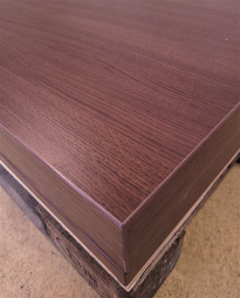 Melaminharz-Tischplatte 25mm 120x80cm Wenge - Sonderposten