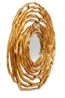 Vorschau: Wandspiegel Twiggy Gold Ø121cm Vorschau: Wandspiegel Twiggy Gold Ø121cm
