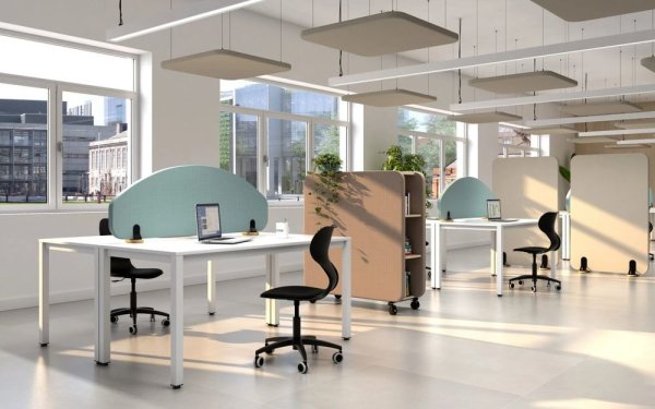 Akustikschreibtischtrenner Uma