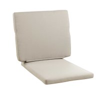 Sitz- und Rückenkissen Panama taupe Sitz- und Rückenkissen Panama taupe