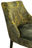 Vorschau: Beizton: Wenge | Sitz: A3943-gelb | Rücken: A3958-Flower Vorschau: Beizton: Wenge | Sitz: A3943-gelb | Rücken: A3958-Flower