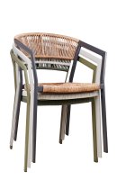 Vorschau: Sponto-X Gartenstühle in verschiedenen Farben platzsparend gestapelt – stapelbare Außenbestuhlung Vorschau: Sponto-X Gartenstühle in verschiedenen Farben platzsparend gestapelt – stapelbare Außenbestuhlung