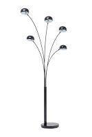 Stehleuchte Five Fingers Schwarz Matt Stehleuchte Five Fingers Schwarz Matt