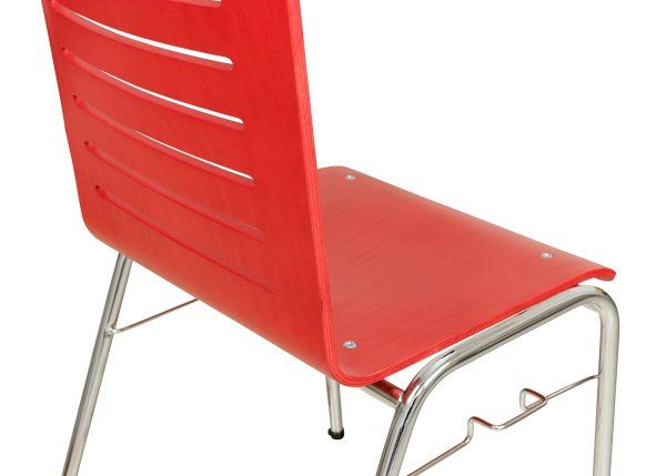 Konferenzstuhl Eruno-400, verchromtem Metallgestell, stapelbar Beizton: MAQ (auf Anfrage) Detailasnicht Sitzfläcje