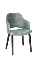 Beizton: Schwarz lackiert | Bezug: Bonny 519 Beizton: Schwarz lackiert | Bezug: Bonny 519