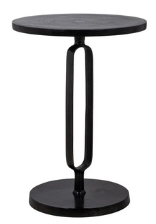 Beistelltisch Valerio 40Ø (Black)