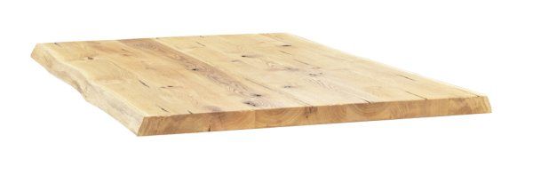 Tischplatte Eiche mit Baumkante 40 mm