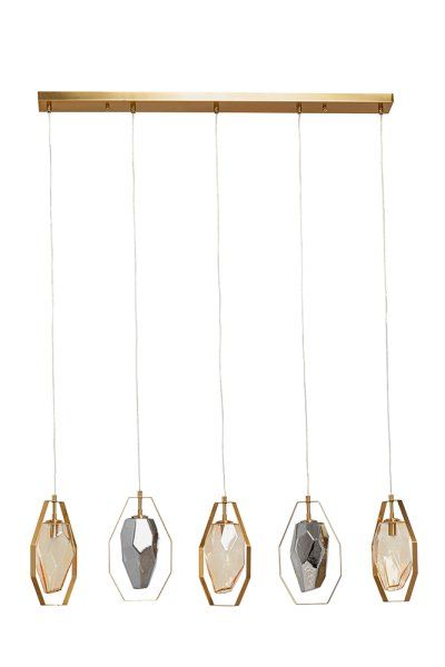 Hängeleuchte Diamond Fever Dining Brass 110cm