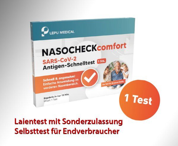 Lepu - Antigen-Nasenbohrertest (Laienzulassung) (einzeln)