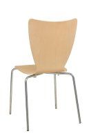 Vorschau: Konferenzstuhl Eruno-1200-30 Beizton: Buche natur Rückansicht Vorschau: Konferenzstuhl Eruno-1200-30 Beizton: Buche natur Rückansicht