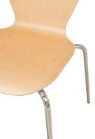 Vorschau: Konferenzstuhl Eruno-1200-30 Beizton: Buche natur Detailansicht Sitzfläche Vorschau: Konferenzstuhl Eruno-1200-30 Beizton: Buche natur Detailansicht Sitzfläche