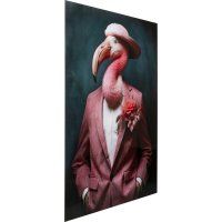 Glasbild Mister Flamingo Glasbild Mister Flamingo
