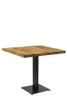 Vorschau: Tischgestell für die Gastronomie Marino-TGF-404 aus Stahl für den Innenbereich mit Verstellgleitern mit Tischplatte Eiche-Vintage Vorschau: Tischgestell für die Gastronomie Marino-TGF-404 aus Stahl für den Innenbereich mit Verstellgleitern mit Tischplatte Eiche-Vintage