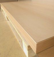 Tischplatte HPL 20 mm aufgedoppelt 67mm Buche - Sonderposten Tischplatte HPL 20 mm aufgedoppelt 67mm Buche - Sonderposten