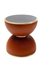 Beistelltisch Endless Vegas Orange Ø47cm Beistelltisch Endless Vegas Orange Ø47cm