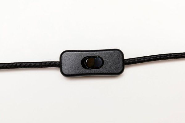 Tischleuchte Donna Schwarz 48cm