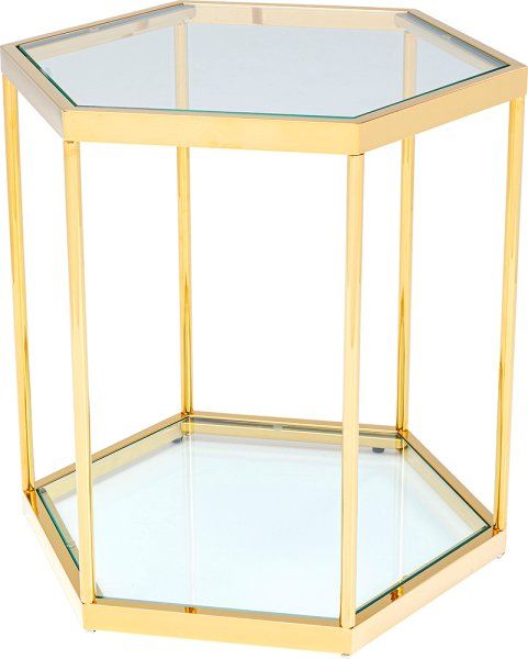 Beistelltisch Comb Gold 55